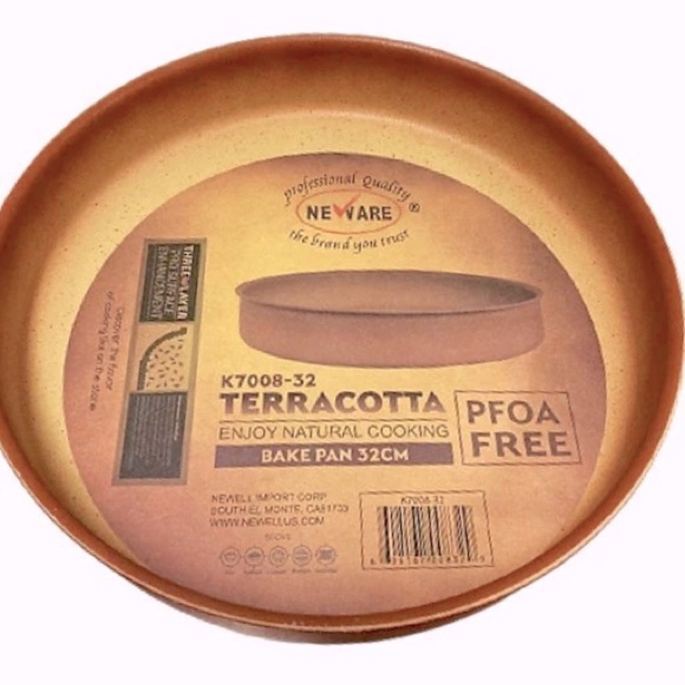 Terracotta 12” Baking Pan, Oven Safe